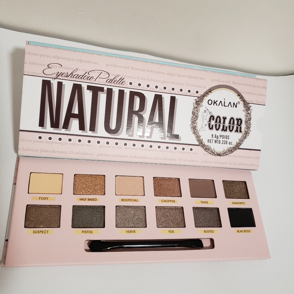Eyeshadow palette okalan natural